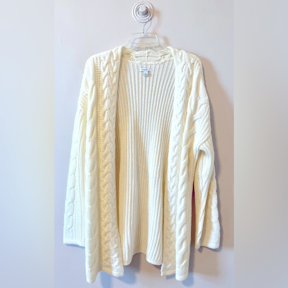 Nine West Cable-Knit Cardigan